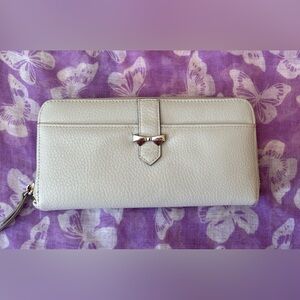Elegant Cream Anne Klein Women's Wallet
